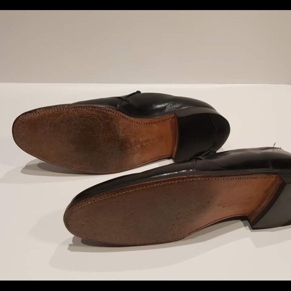 Black Hartt men’s dress shoes handcrafted 8 1/2 - Picture 6 of 8